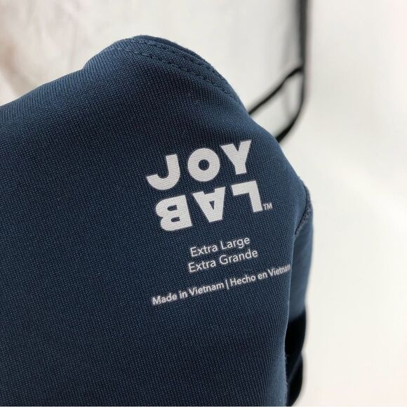 JoyLab Sports Bra XL Wrap V Cutout Back Navy Blue Unpadded - Picture 8 of 10